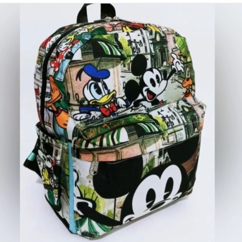 Mickey & Friends Daypack Backpack Character Print Multi